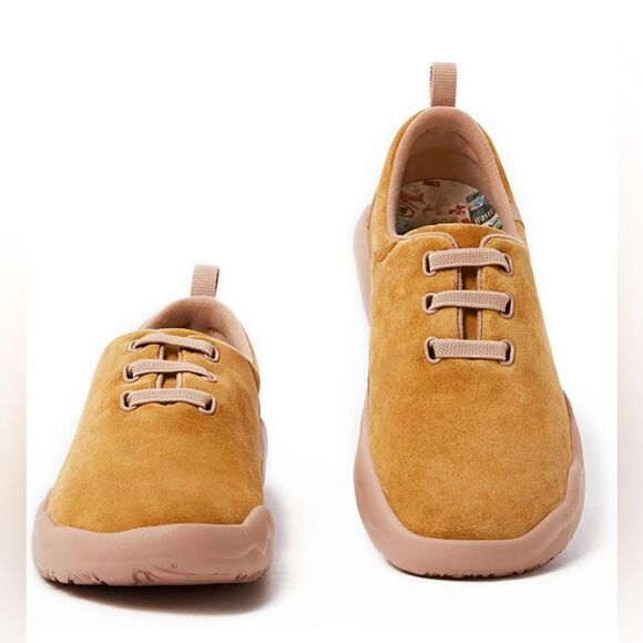 UIN Men's Walking Shoes Slip On Lightweight Comfort Sneaker (Segovia Khaki) - Picture 2 of 7